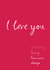 love yesterday Valentines Day Card 32963 created by Inky Dog Design