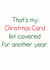 Christmas Covered Card 36127 created by Rubber John