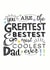 Greatest Dad - Thanks, Birthday or Father's Day Card created by Little Red Cherry
