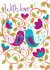 valentines birds Card 35908 created by Cathy Brear