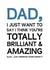 brilliant amazing Father's Day Card 32295 created by Phil Tessier