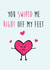 tinder swipe Valentines Day Card 34082 created by Dyza Esmas