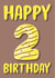 2nd donut Birthday Card 36569 created by Pink Cat Design