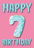 donut doughnut Birthday Card 13363 created by Pink Cat Design