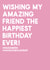 friend pink Birthday Card 2825 created by Always Sparkle