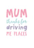 funny taxi Mothers Day Card 9292 created by Percy & Pearl