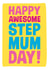 stepmum Female Mothers Day Card 3014 created by Dean Morris Cards