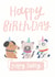 Cute puppy Birthday Card created by Lisa Greener