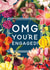 Colourful 'OMG' Engagement card created by Ivorymint cards