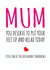 funny cheeky Mothers Day Card 12236 created by Banter King