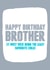 brother least Birthday Card 8131 created by Filthy Sentiments