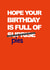 funny bright Birthday Card 36889 created by Oh My! Designs