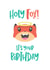 holy fox Birthday Card 9637 created by Shutterjunkie