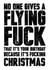 flying fuck Birthday Card 8136 created by Filthy Sentiments