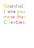 Cute Birthday Card - Grandad - Grandad I Love You More Than CBeebies created by JosieOnTheRun