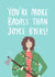 Joyce byers stranger things Love & Friendship Card 2174 created by Charly Clements