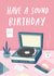 sound music Birthday Card 2175 created by Charly Clements