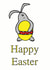 bunny Easter card created by CARDTOON