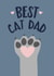 Best cat dad Father's Day card created by Wink Design - Michelle Roberts
