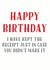 cheeky receipt Birthday Card 12652 created by Tia Russell