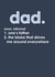 dad funny Father's Day Card 12929 created by madebyadam