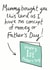 1st Fathers Day concept Father's Day Card 7857 created by Tarot Close Design