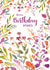 Pretty Birthday Card - Floral - Special Birthday Wishes created by Rebecca Prinn