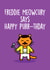 CAT ANIMAL Birthday Card 8561 created by Thirty Mussels