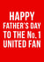 football sport Father's Day Card 11170 created by Offside Cards