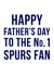 football spurs Father's Day Card 11171 created by Offside Cards
