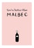 malbec alcohol Anniversary Card 35403 created by Have a Gander