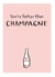 champagne alcohol Anniversary Card 35407 created by Have a Gander