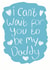 Cute Daddy To Be Typography Fathers Day Card - Daddy To Be - Hearts - I Can't Wait For You To Be My Daddy created by Alexia Claire
