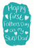 first 1st Fathers Day Father's Day Card 9195 created by Alexia Claire