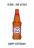 Funny Birthday Card – Older Budweiser Beer Pun For Him created by Of Life & Lemons Ltd.