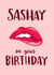 sashay away Birthday Card 6228 created by Lucy Maggie Designs