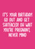 Funny Birthday Card - Pregnant - Get Shitfaced! You're Pregnant, Never Mind created by Pack a Punch Designs