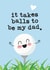 Golf Fathers Day Card, Dad Birthday created by Mrs Best Paper Co.