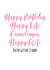 happy life Birthday Card 33102 created by Flamingo Lingo by Jenny