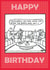 dog humour Birthday Card 1904 created by Off The Leash Cartoons by Rupert Fawcett