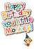 monkey animal Birthday Card 5498 created by Made by Man