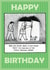 funny humour Birthday Card 1912 created by Off The Leash Cartoons by Rupert Fawcett