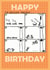 funny humour Birthday Card 1914 created by Off The Leash Cartoons by Rupert Fawcett