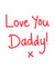daddy father Father's Day Card 1406 created by Megan Claire
