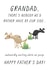Funny Dog Poop Fathers Day Card - Grandad - Dogs - Grandad, There's Nobody We'd Rather Have By Our Side...Awakrdly Waiting While We Poo created by Chelsey Adams