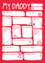 Cute Fathers Day Card / Birthday Card - Daddy - Fill In The Blanks - My Daddy created by Bow & Bell