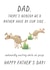Funny Fathers Day Card - Dad - Dogs - There's Nobody We'd Rather Have By Our Side Awkwardly Waiting While We Poop created by Chelsey Adams