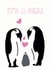 penguin cute New Baby Card 10384 created by Olivia Morgan ltd