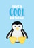 penguin cool Birthday Card 12836 created by Tori's Little Bubble