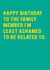 Cheeky Birthday Card - Least Ashamed Family Member created by Redback Cards